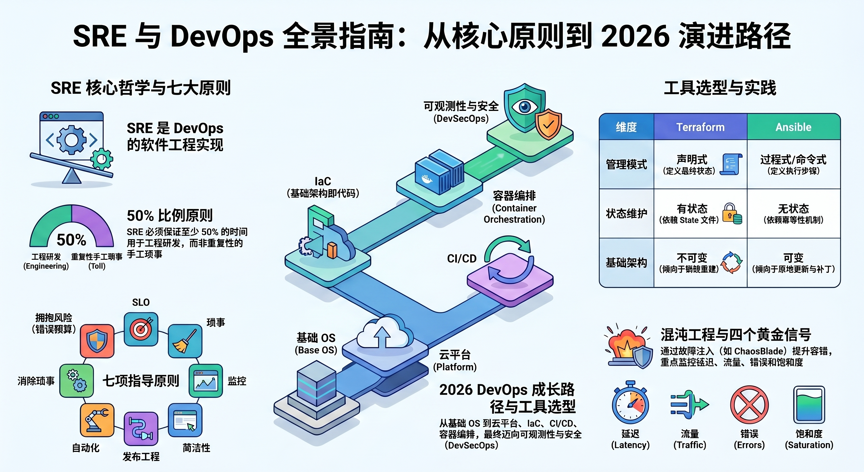 2026 自动化与可靠性演进指南：从基础设施即代码到 SRE 深度实践